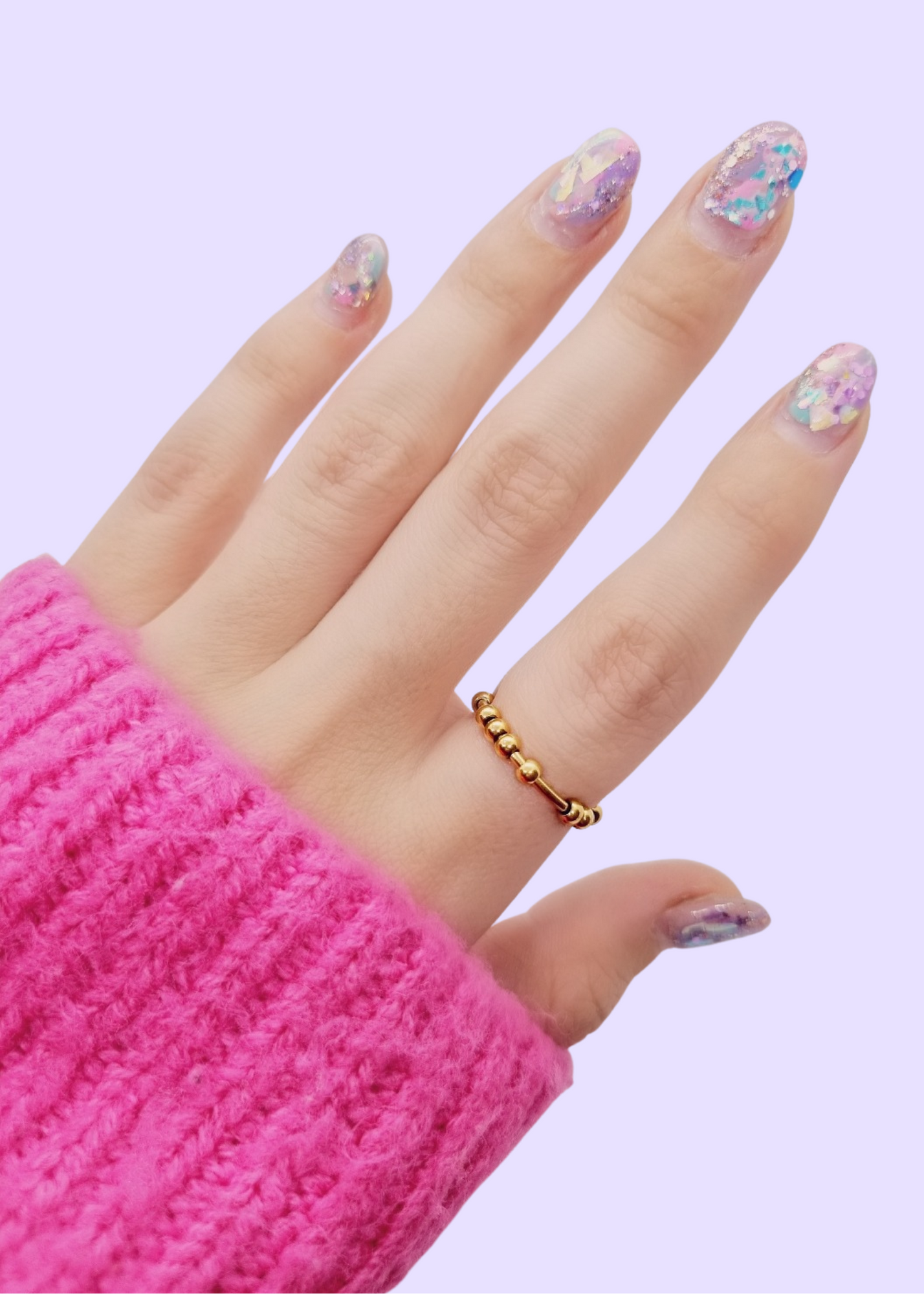 Anillo Anti-Ansiedad dorado