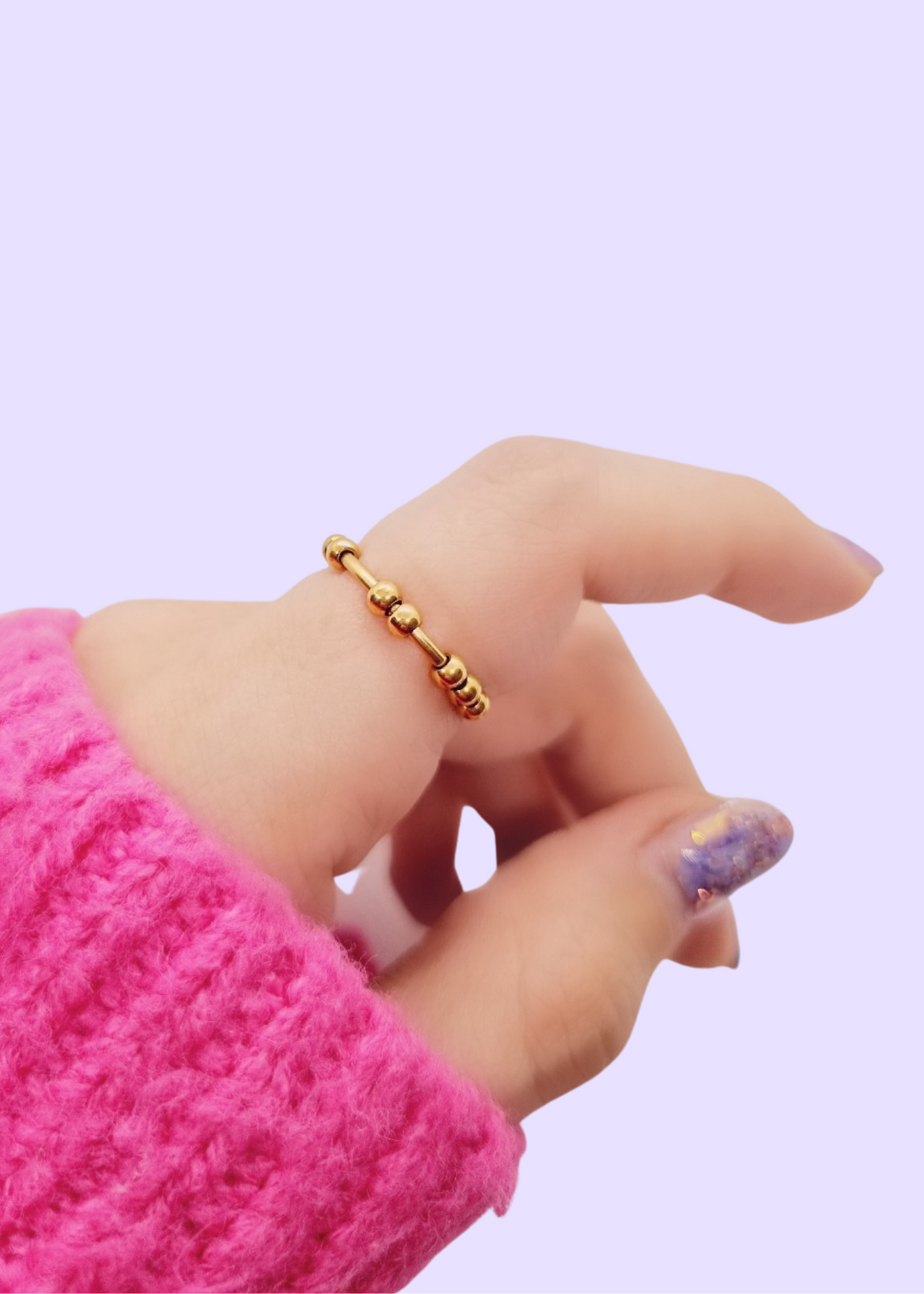 Anillo Anti-Ansiedad dorado