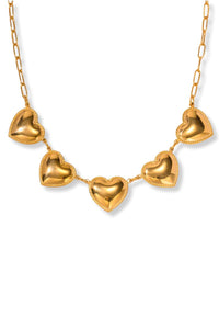 Collar corazones