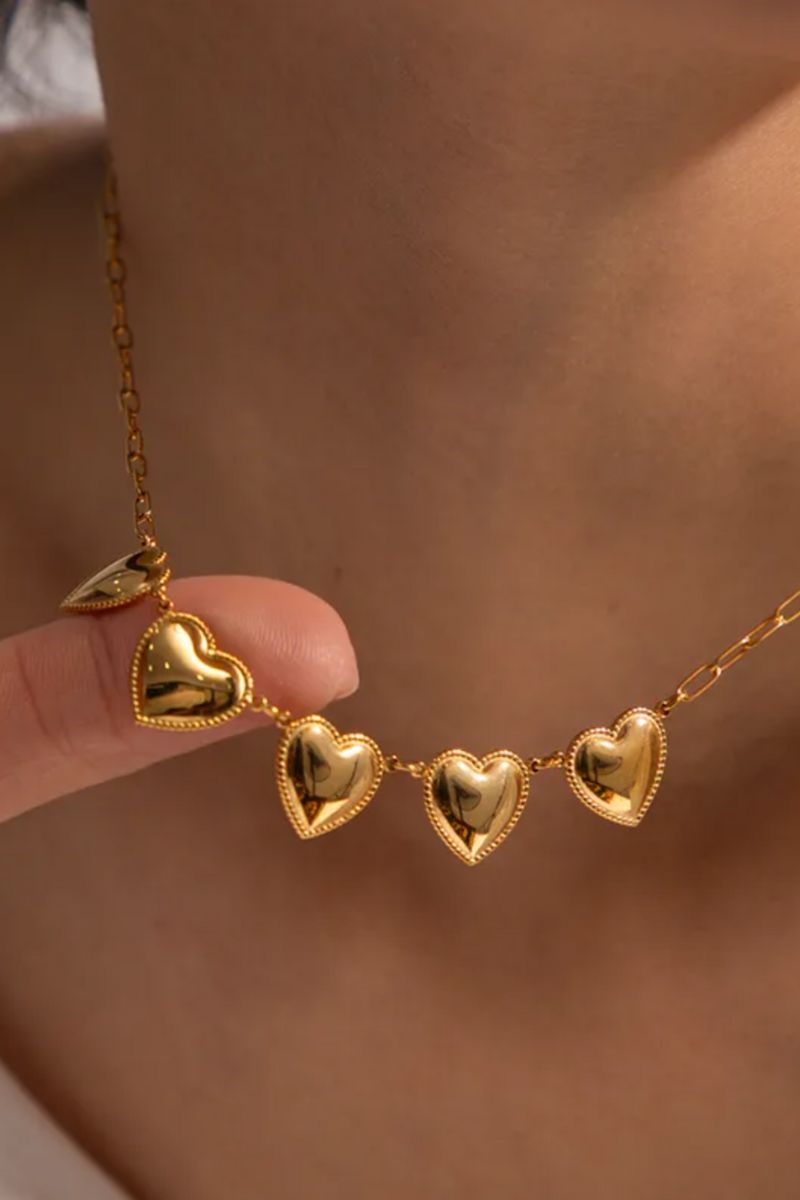 Collar corazones