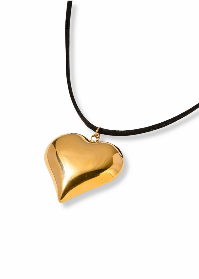 Collar corazon gigante