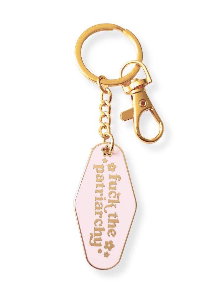 FUCK THE PATRIARCHY Keychain