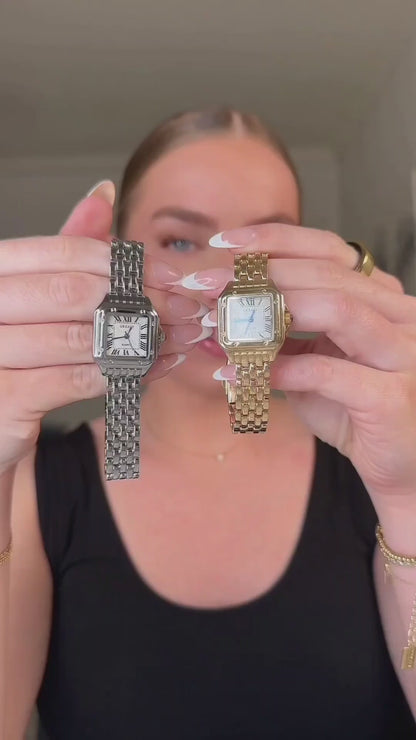 Reloj Pantera plateado