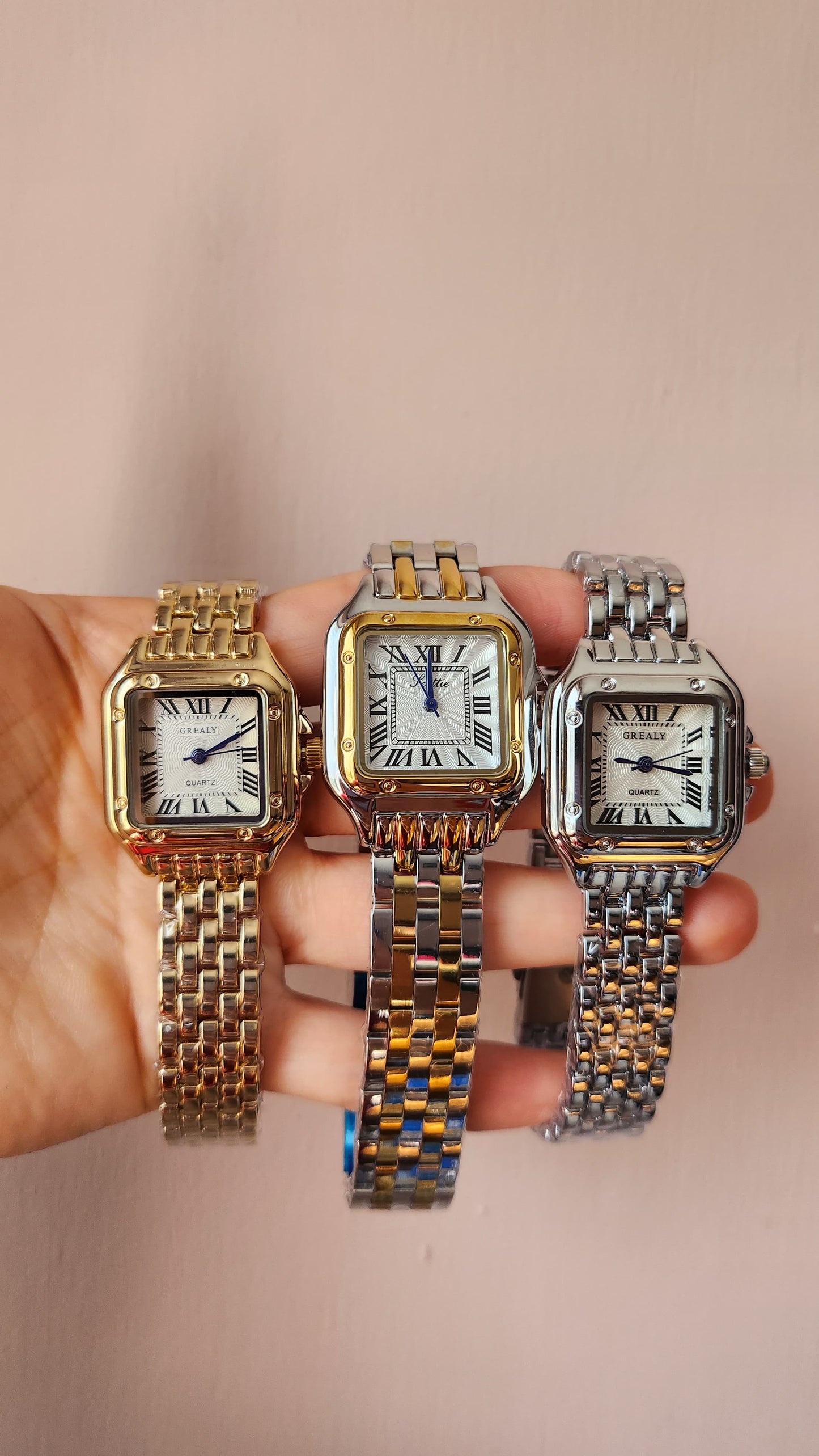 Reloj Pantera dorado