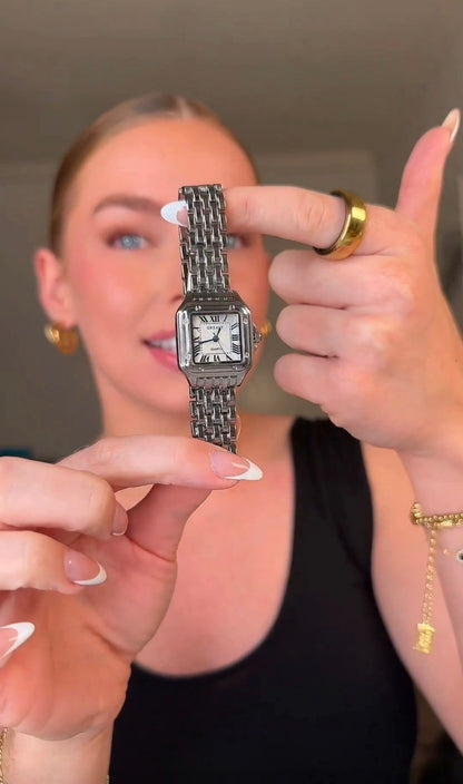 Reloj Pantera plateado