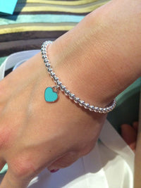 Heart bead bracelet