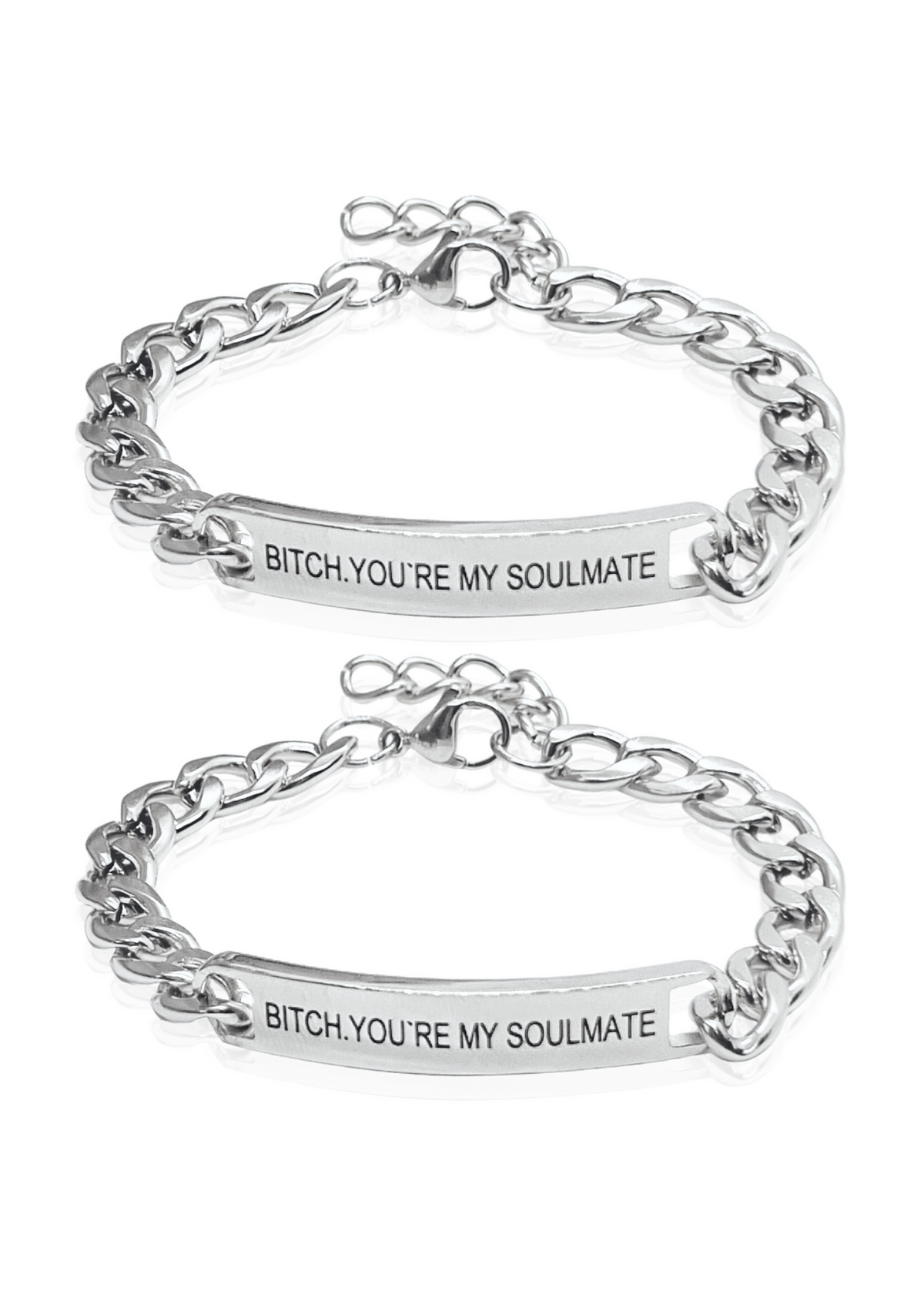*itch you´re my soulmate bracelet silver Bundle 2