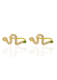 Ear Crawler Serpiente Zirconias