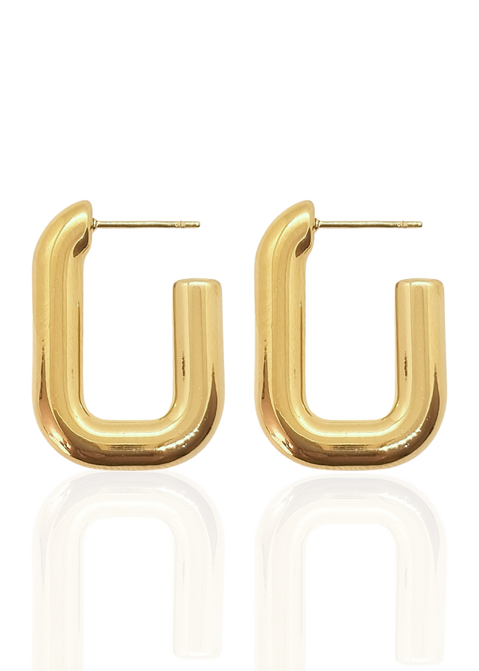 French Square Chunky Hoops