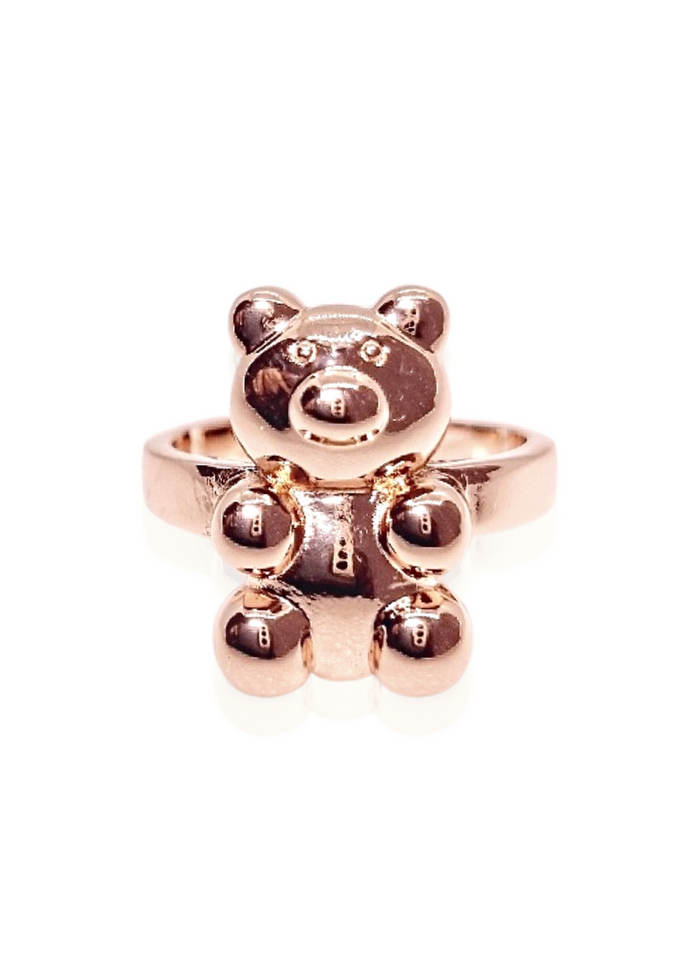 Gummy bear ring rosegold