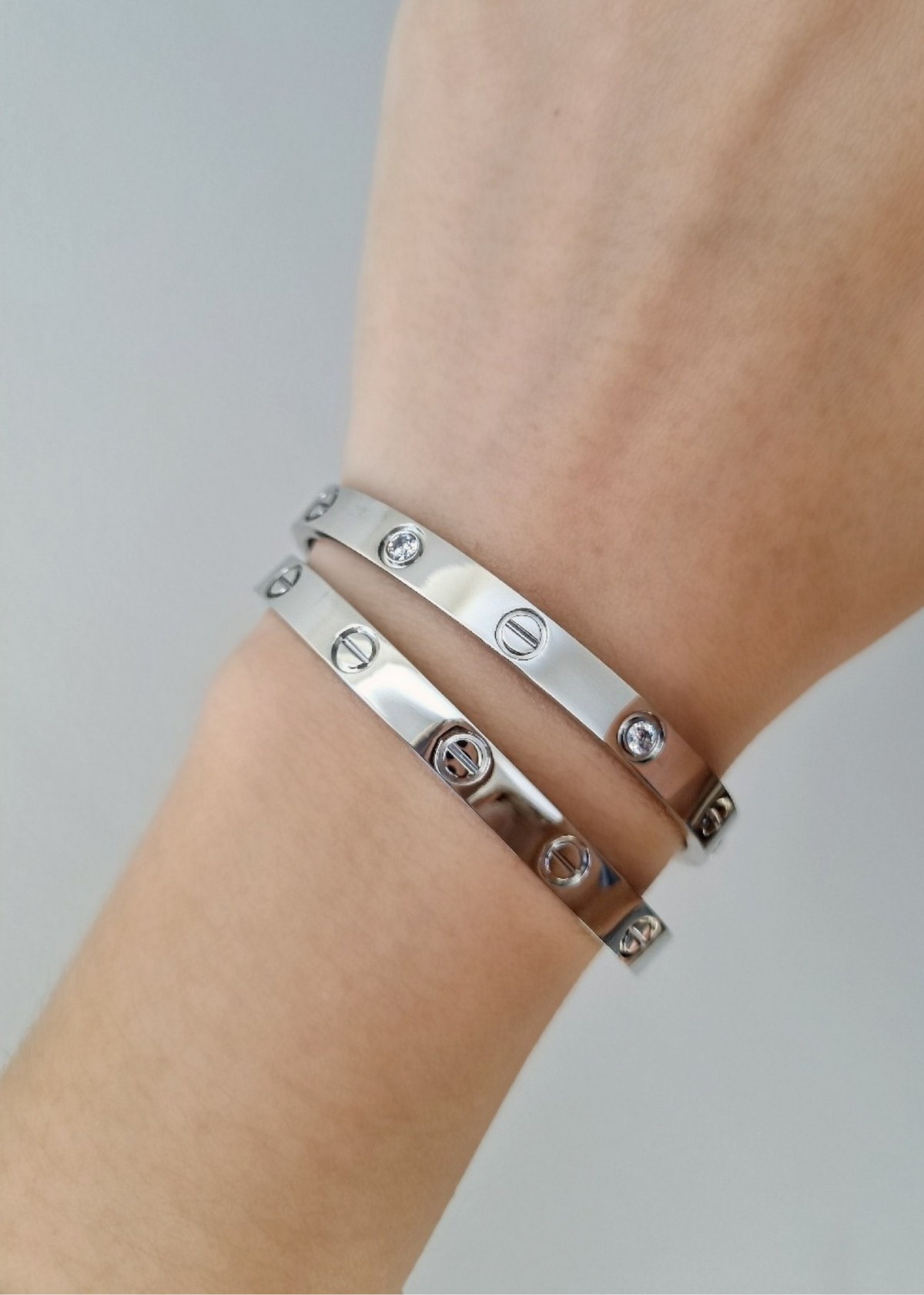 Lovely bracelet silver zirconia