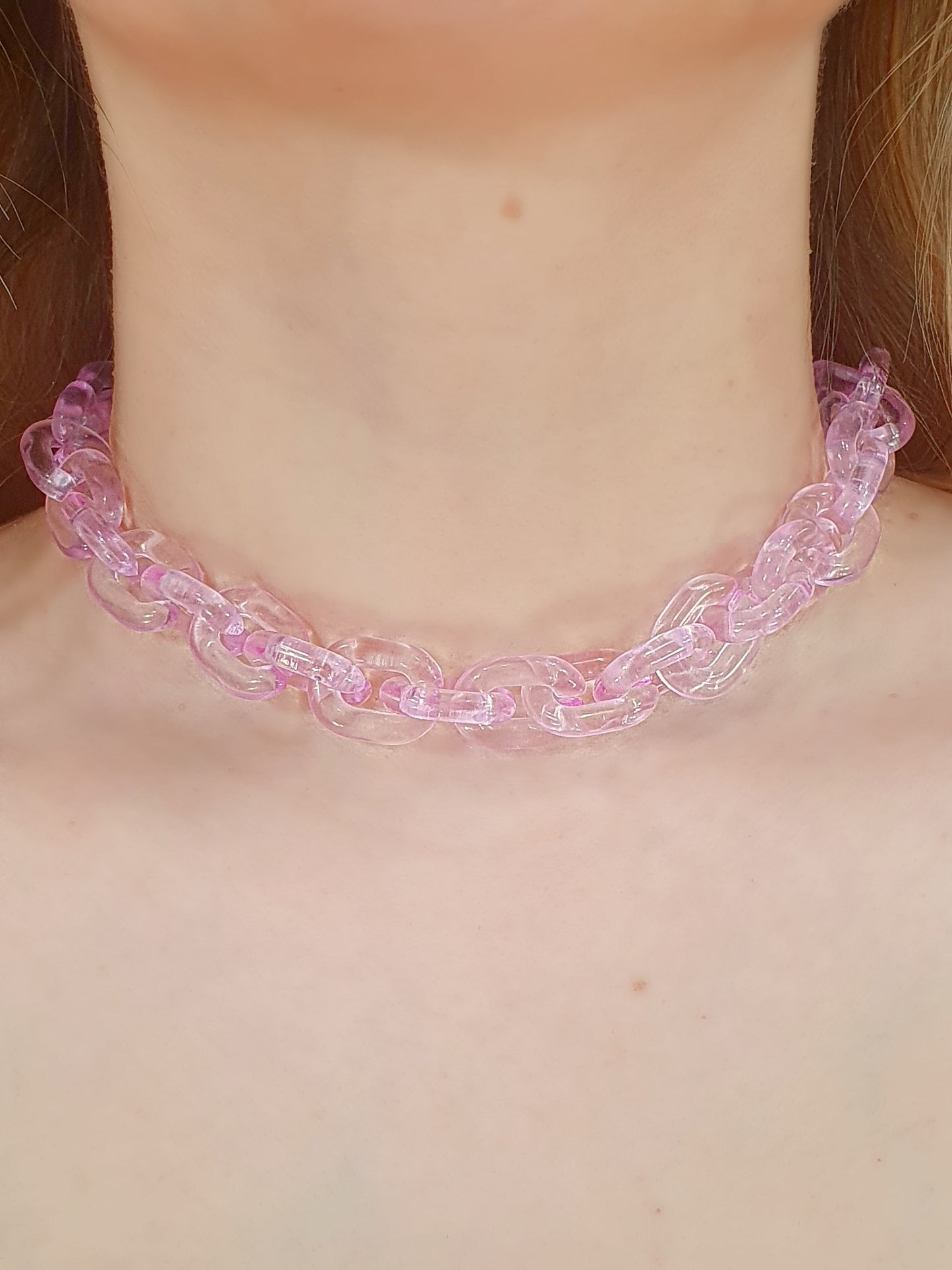 Chunky Chain Baby Pink