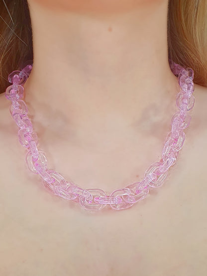 Chunky Chain Baby Pink